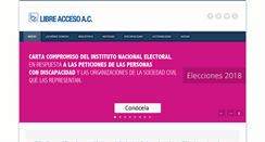 Desktop Screenshot of libreacceso.org